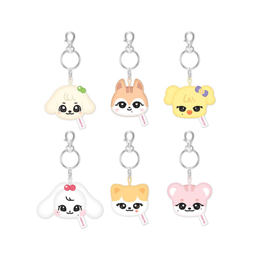 IVE - OFFICIAL MD - MINIVE FACE KEYRING