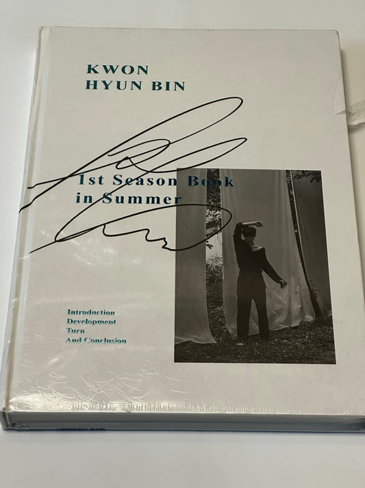 KWON HYUN BIN | 1ST SEASON BOOK IN SUMMER | AUTOGRAPHED ALBUM