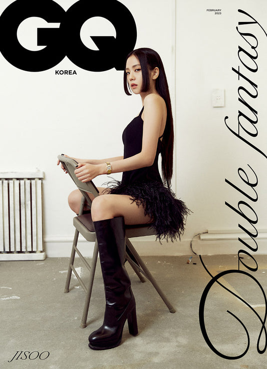 BLACKPINK JISOO GQ KOREA FEBRUARY ISSUE 2023 (RANDOM)